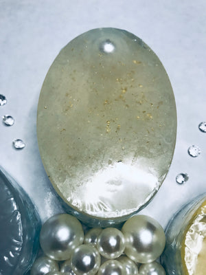 Body - A-LUX - Most Beautiful Bath Soap-24k Gold Flake + “Pearl” or Swarovski Crystal or Double Gold