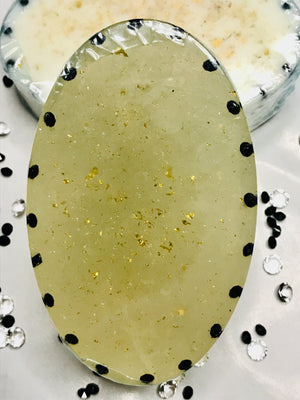 Body - A-LUX - Most Beautiful Bath Soap-24k Gold Flake + “Pearl” or Swarovski Crystal or Double Gold